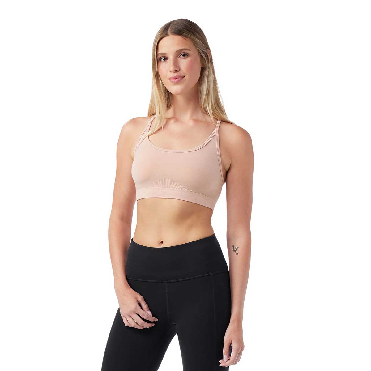 Smartwool Merino Blend Bralette in Pink Sugar